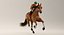 animations jockey 3D model