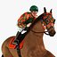 animations jockey 3D model