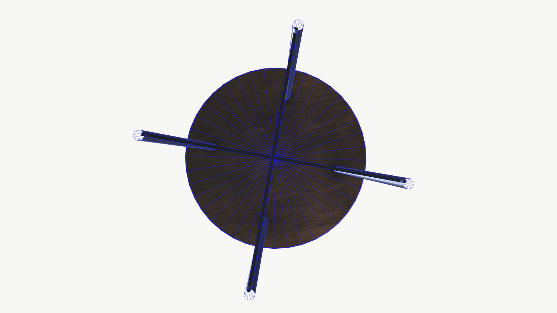 Round Table 3D Model - TurboSquid 2410440