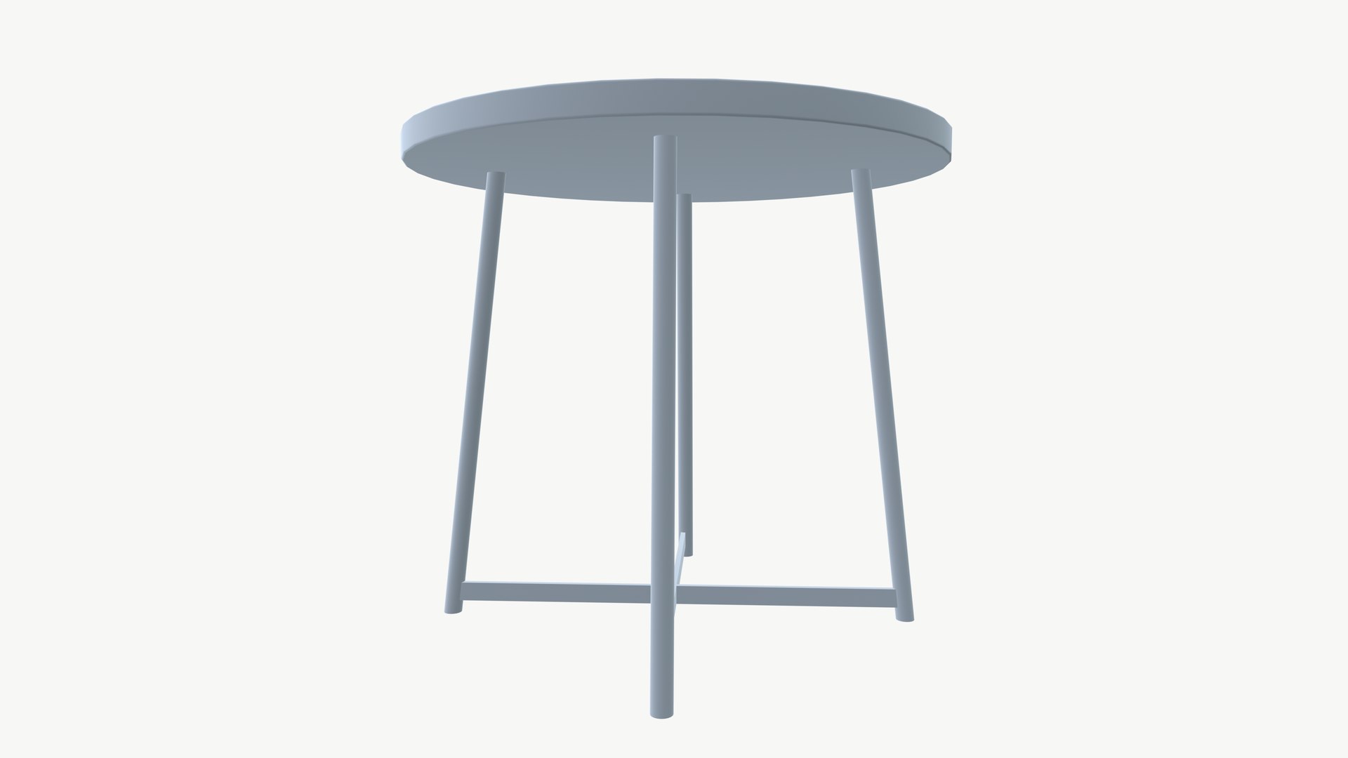 Round Table 3D Model - TurboSquid 2410440