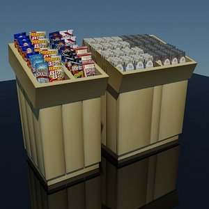 grab chips cookie display 3d max