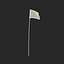 Golf Flag 3 3D Model