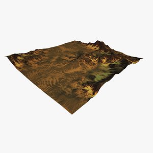 3D terrain 4 model