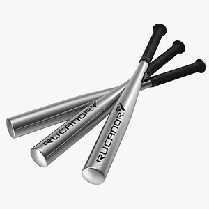 Metal Baseball Bat 3D Model