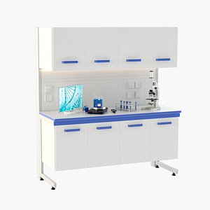 laboratory table 3D model