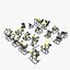 Pure Strength collection Technogym, full set 16 gym items