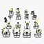 Pure Strength collection Technogym, full set 16 gym items