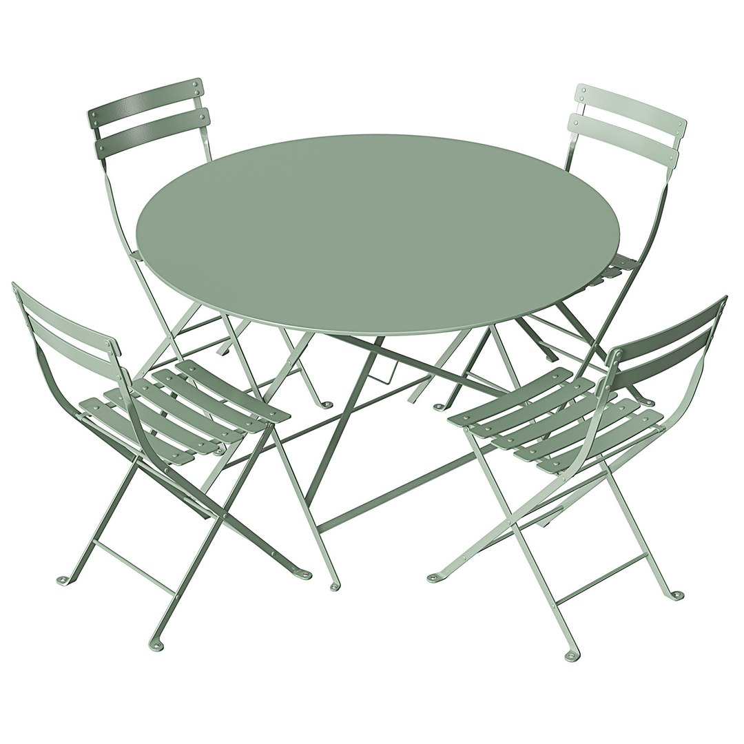 Fermob Bistro Set 1 3D TurboSquid 1729575