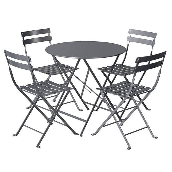 Fermob Bistro set 1 3D - TurboSquid 1729575