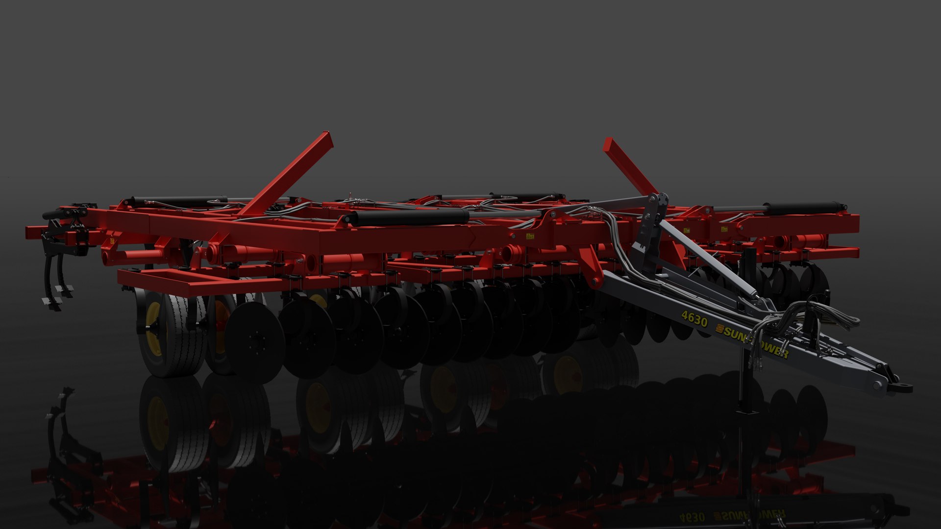 4630 Sunflower 13 Shank Disc Ripper 3D Model - TurboSquid 1900101