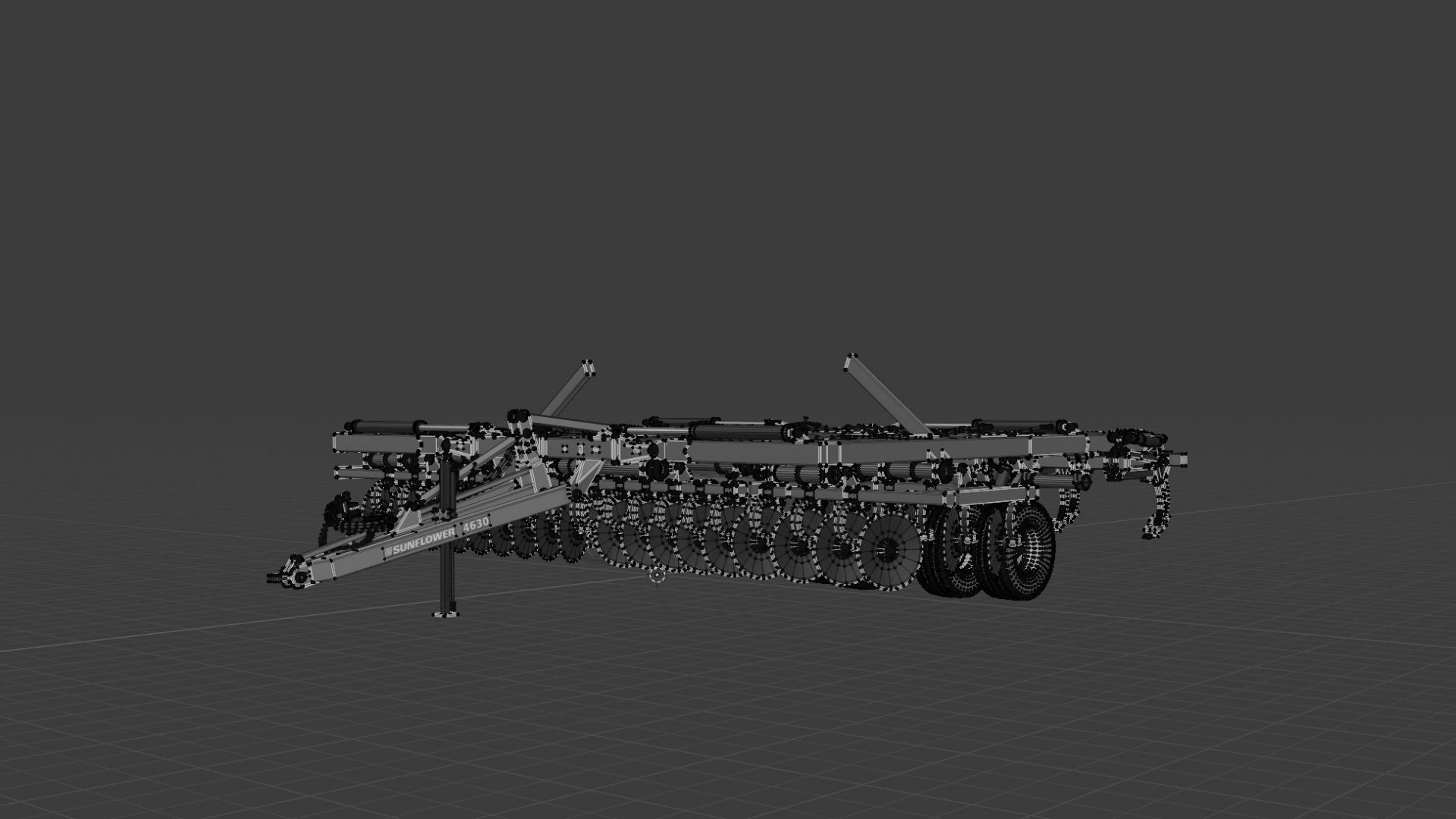 4630 Sunflower 13 Shank Disc Ripper 3D Model - TurboSquid 1900101