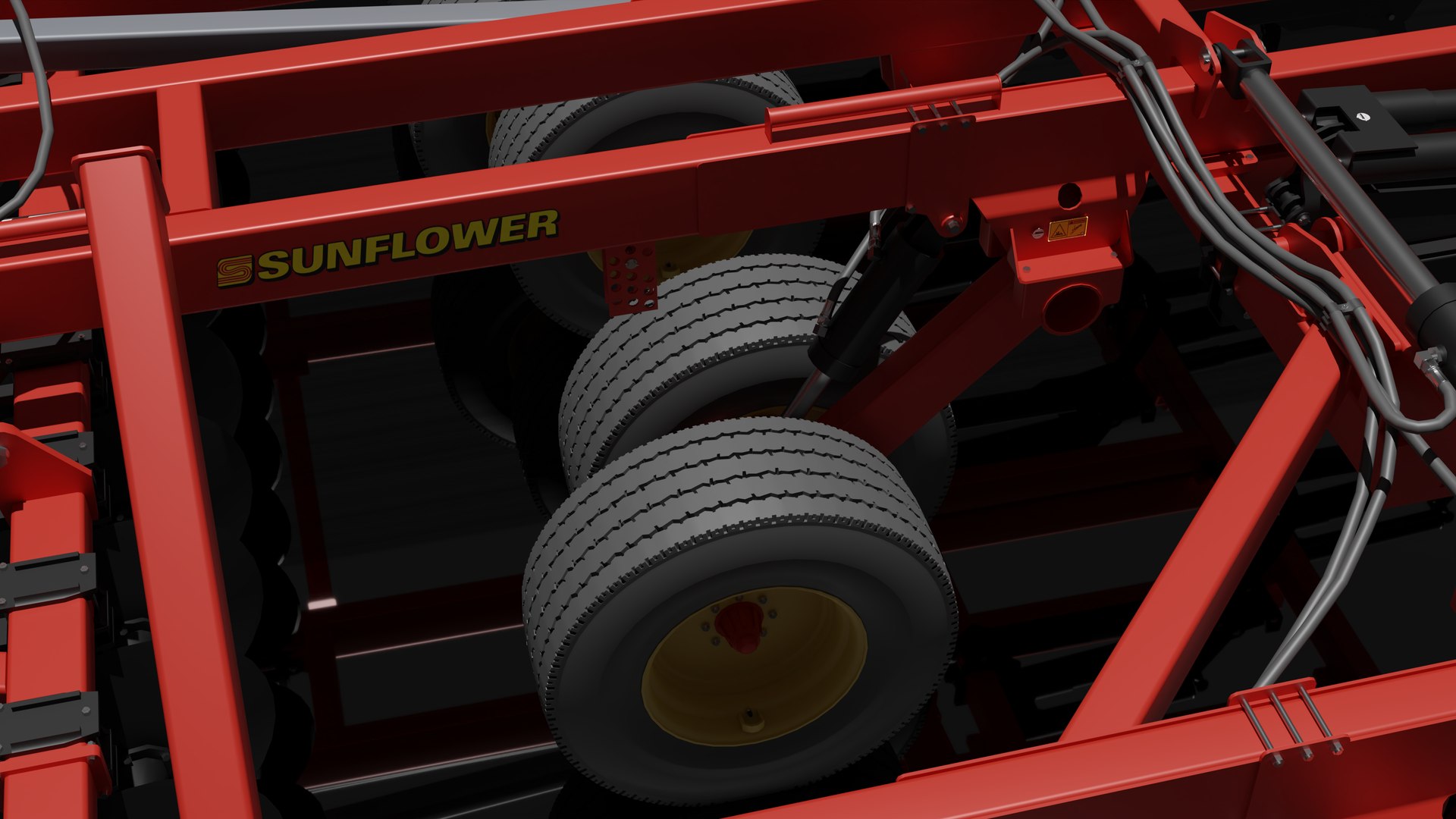 4630 Sunflower 13 Shank Disc Ripper 3D Model - TurboSquid 1900101