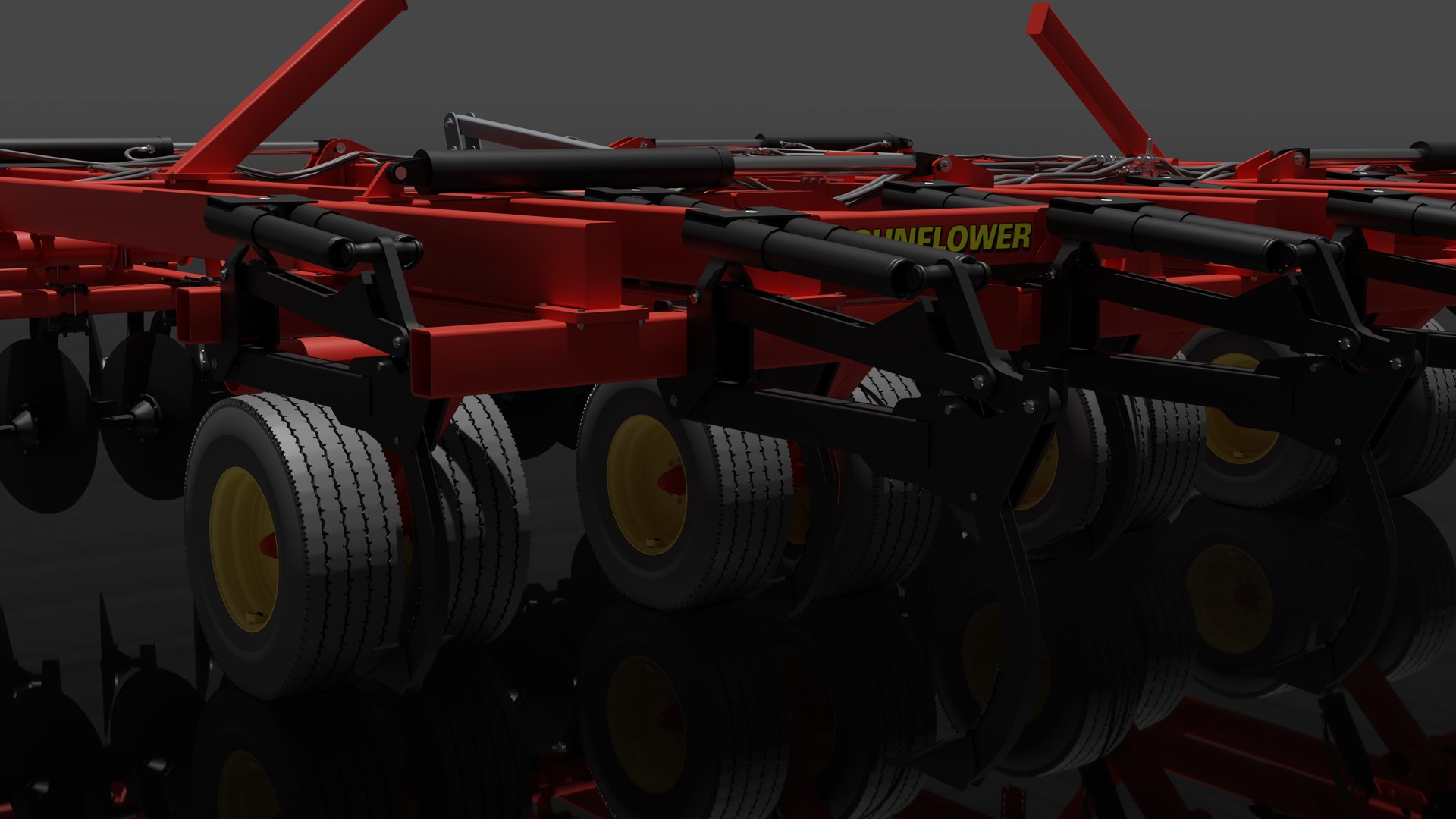 4630 Sunflower 13 Shank Disc Ripper 3D Model - TurboSquid 1900101