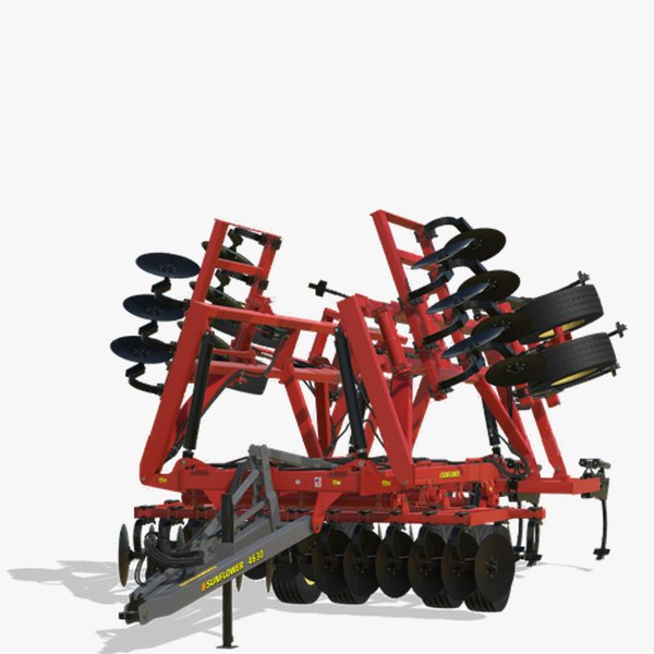 4630 Sunflower 13 Shank Disc Ripper Modelo 3D - TurboSquid 1900101