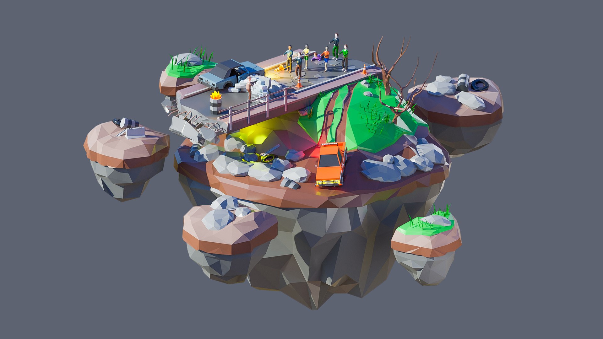 Land 3A 3D model - TurboSquid 1970312