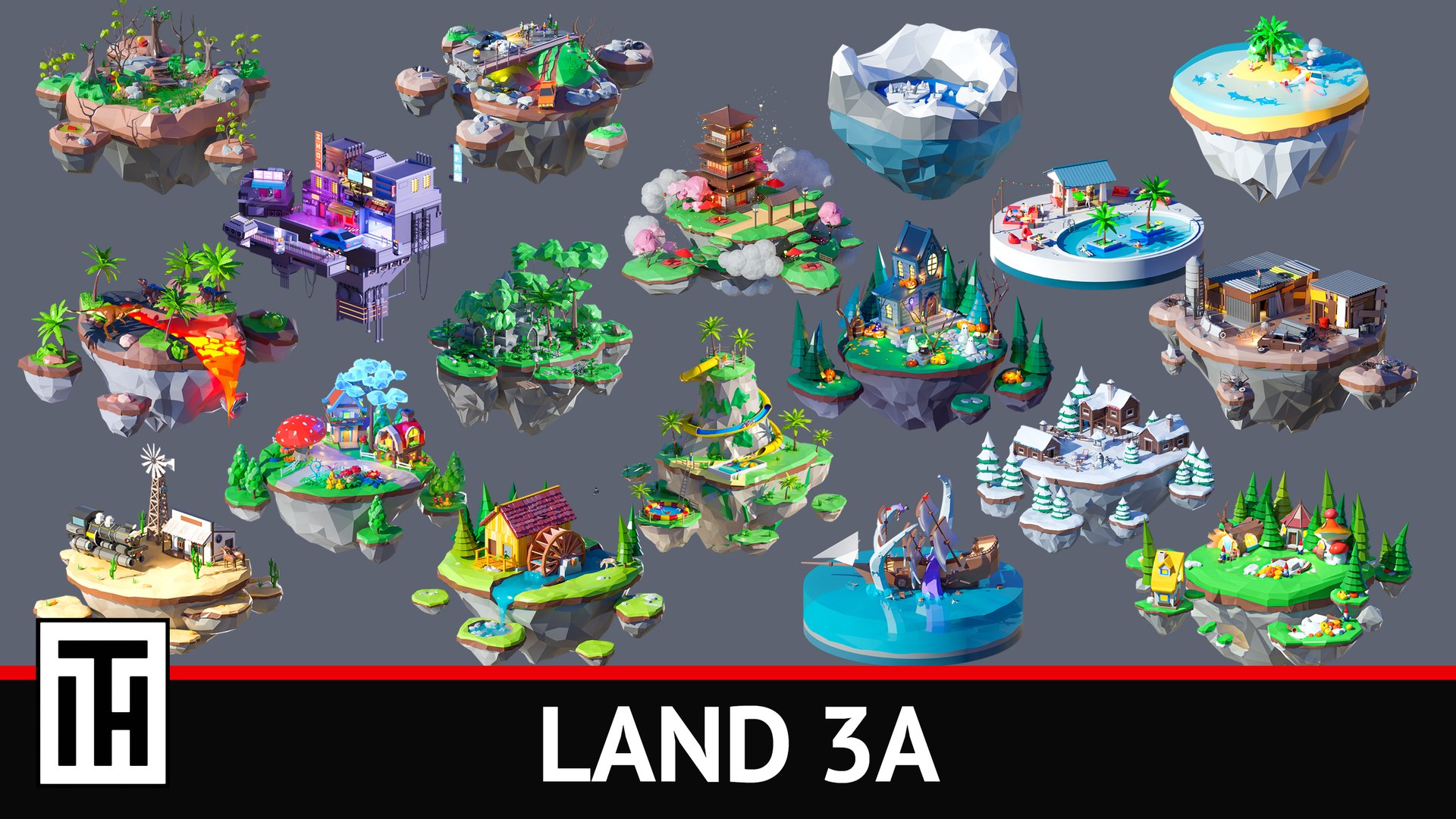 Land 3A 3D model - TurboSquid 1970312