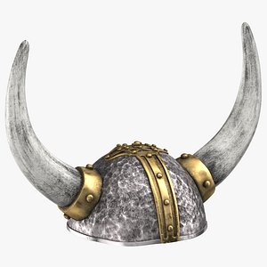 viking helmet 01 3D model