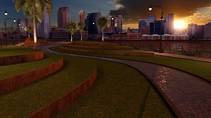 Pier Park 3D model
