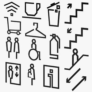 Information signs model