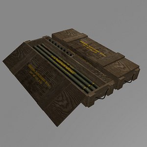 m1a1 bangalore torpedo crate 3d model