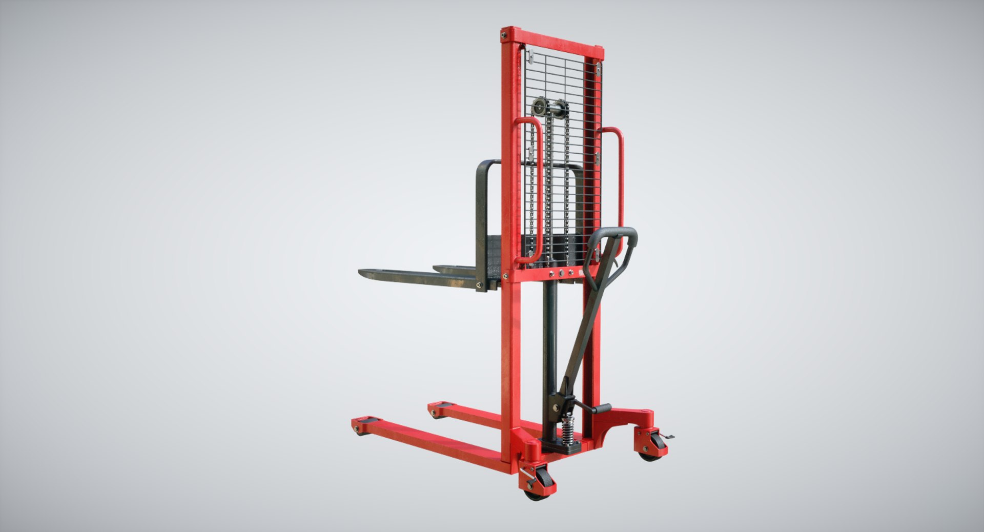 Manually Stacker 3D Model - TurboSquid 1159827