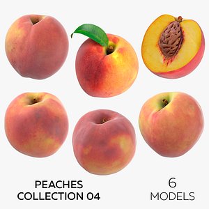 3D Peaches Collection 04 - 6 models model