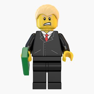donald trump lego 3d model