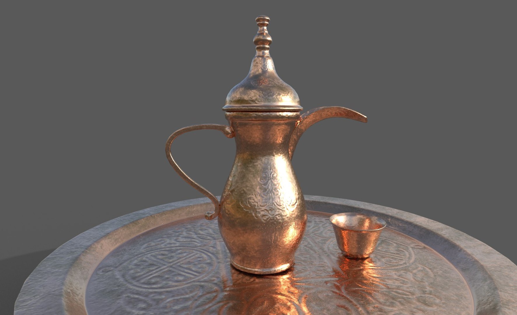 Arabic coffee pit 3D - TurboSquid 1579964