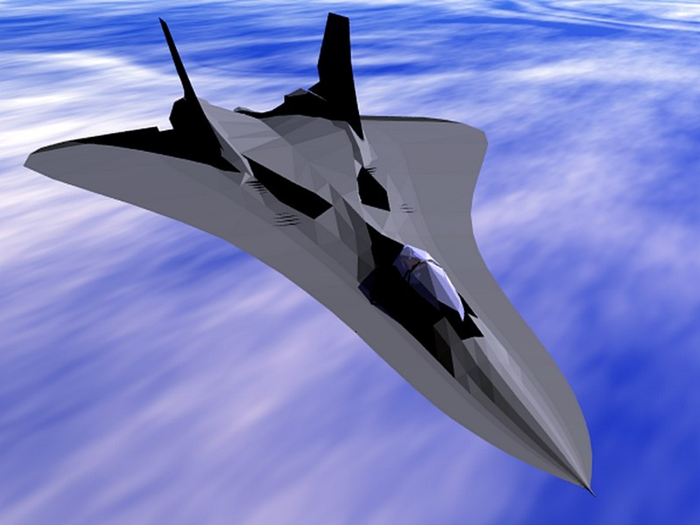 3d Model Xp-fb Spade Interceptor