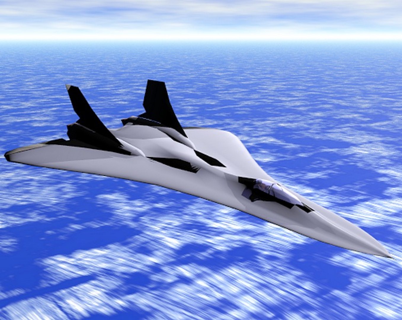 3d Model Xp-fb Spade Interceptor