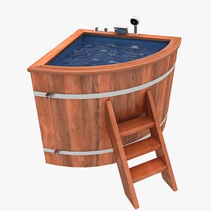 baptistery wood 3d 3ds