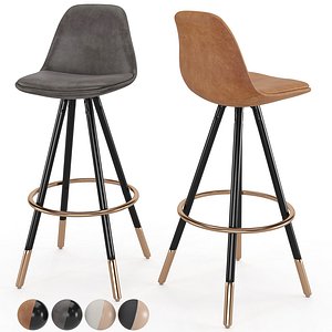 3D Bar Stool Stag