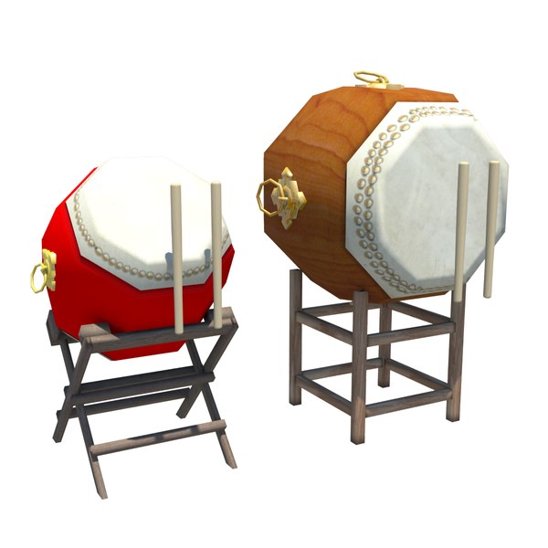 chinese box castanets 3d model