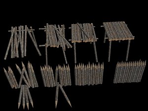 Wooden Palisade Pack