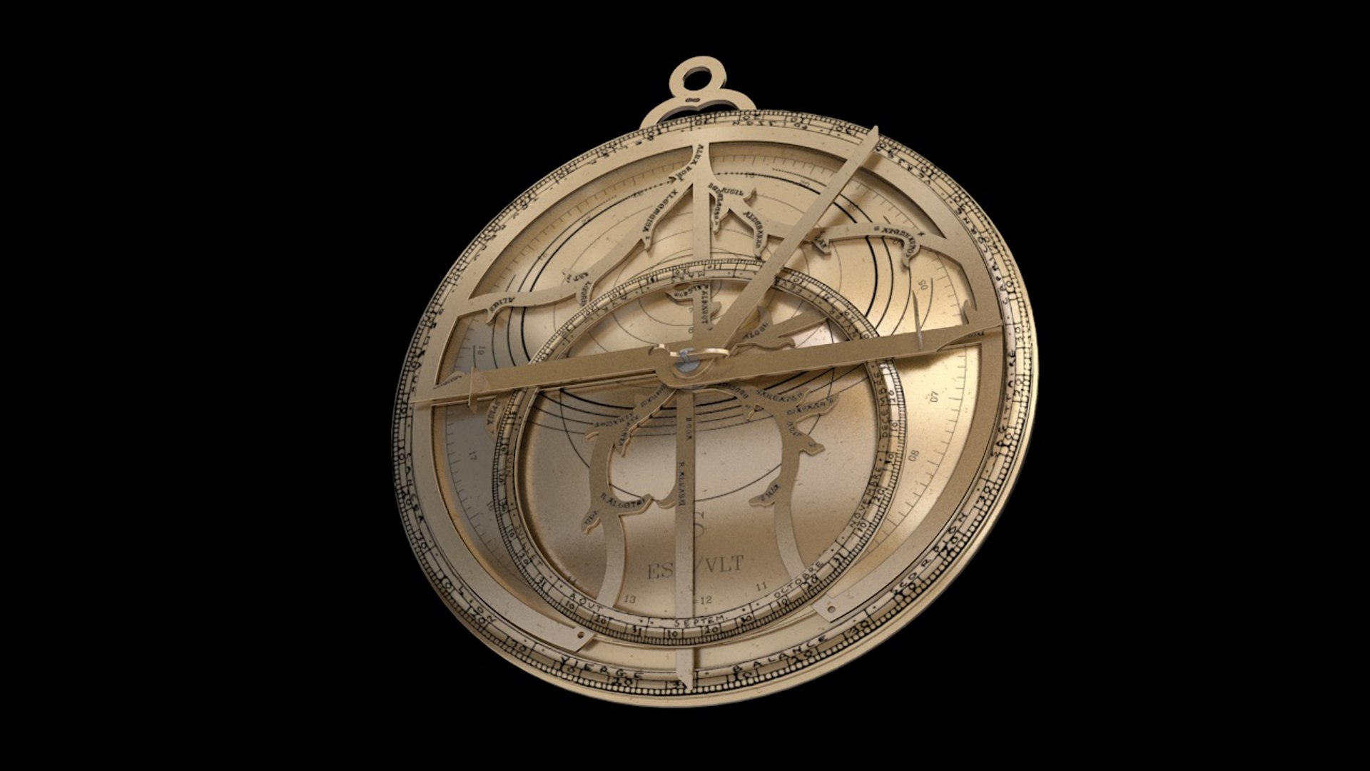 3D astrolabe - TurboSquid 1253668