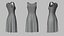 Kleid 36 Mitternachtsblauer Samt mit Design