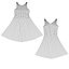 Kleid 36 Mitternachtsblauer Samt mit Design