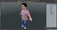 Dwarf Man Wearing Casual Clothes A-pose
