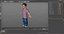 Dwarf Man Wearing Casual Clothes A-pose