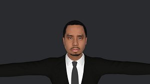 Sean Combs Hyper Realistic Full Body Fully Rigged 3D Character 3D