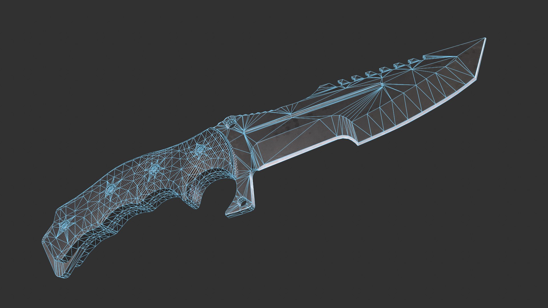 Huntsman Tactical Knife 3D model https://p.turbosquid.com/ts-thumb/Fz/8wJ53G/2Y/huntsman_tactical_knife_006/png/1681017142/1920x1080/fit_q87/328ad6130e11ff82574ec4387cd0eb4516d57bd3/huntsman_tactical_knife_006.jpg