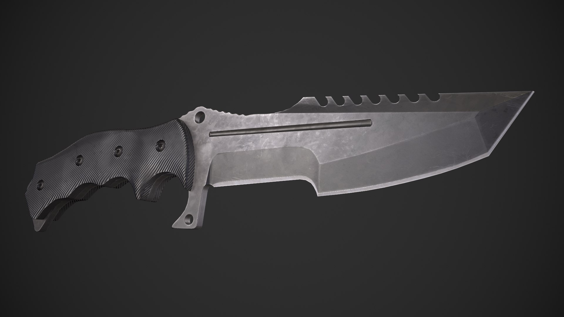 Huntsman Tactical Knife 3D model https://p.turbosquid.com/ts-thumb/Fz/8wJ53G/Hw/huntsman_tactical_knife_001/png/1681017138/1920x1080/fit_q87/8498e9d7b9a0834d1c28a451e992941c1b6693d8/huntsman_tactical_knife_001.jpg