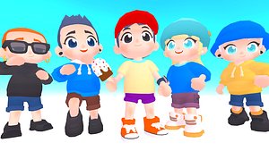 3D Characters Pro - Casual 3D model
