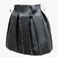 Gothic Pleated Skirt