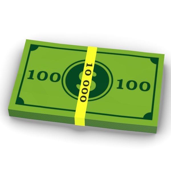 3ds max cartoon money