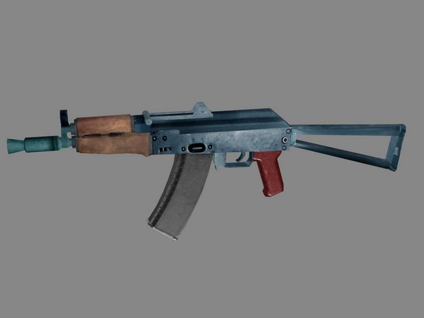 akc ak74 3d model