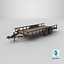 3D BigTex 14PI Utility Trailer 3D Model model