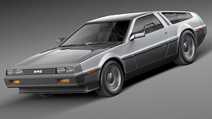 delorean dmc-12 sport 3d lwo