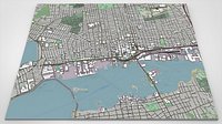 Cityscape New Bedford USA