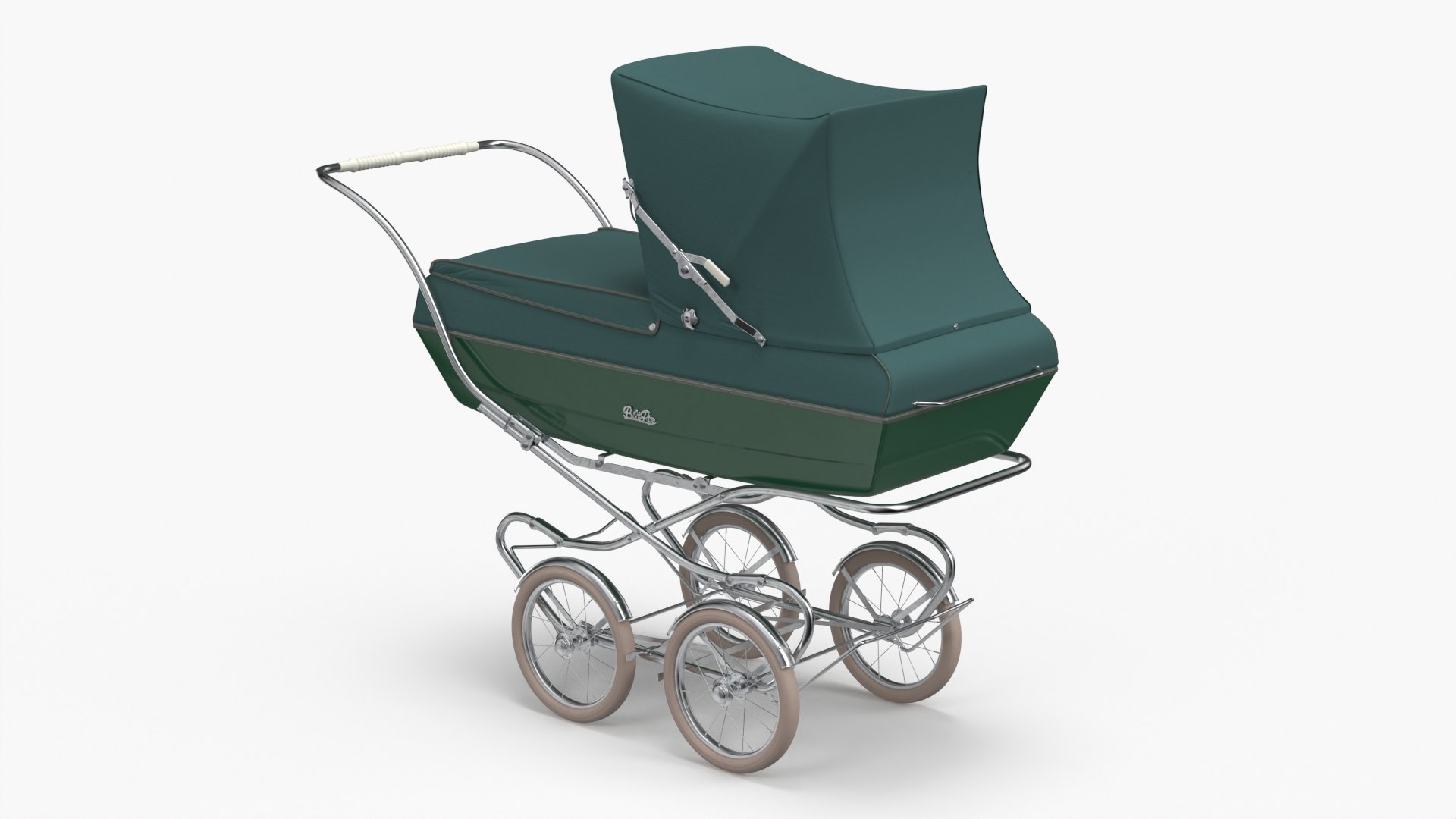 Bilt Rite Vintage Baby Pram With Child 3D Model - TurboSquid 2337756